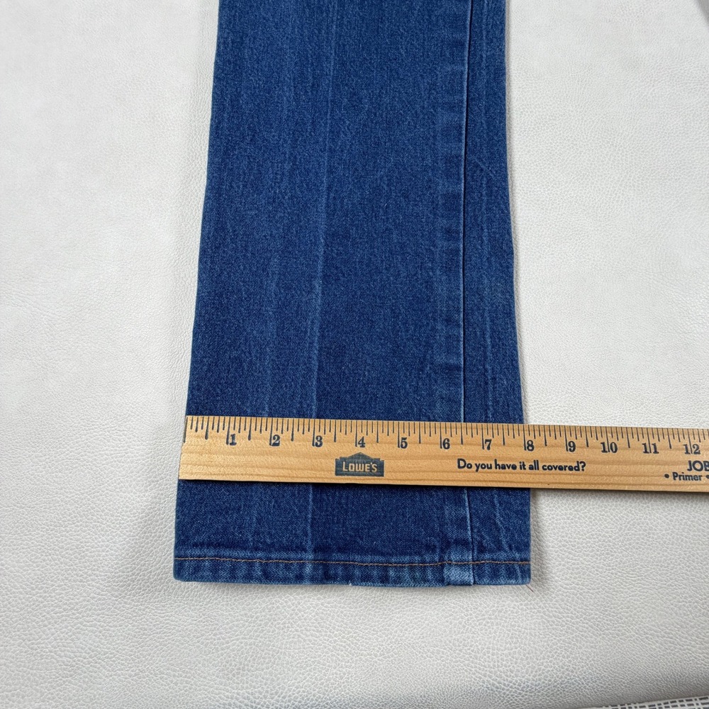 Wrangler Cowboy Cut Jeans Mens 34x38 Blue Straight Leg Made in USA 90s‎ Vintage - Picture 7 of 15